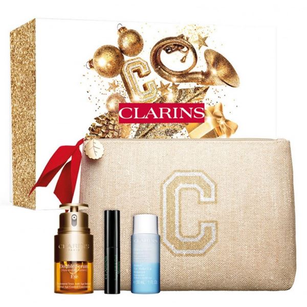 Clarins Darčeková sada pleťovej starostlivosti Double Serum Eye Set