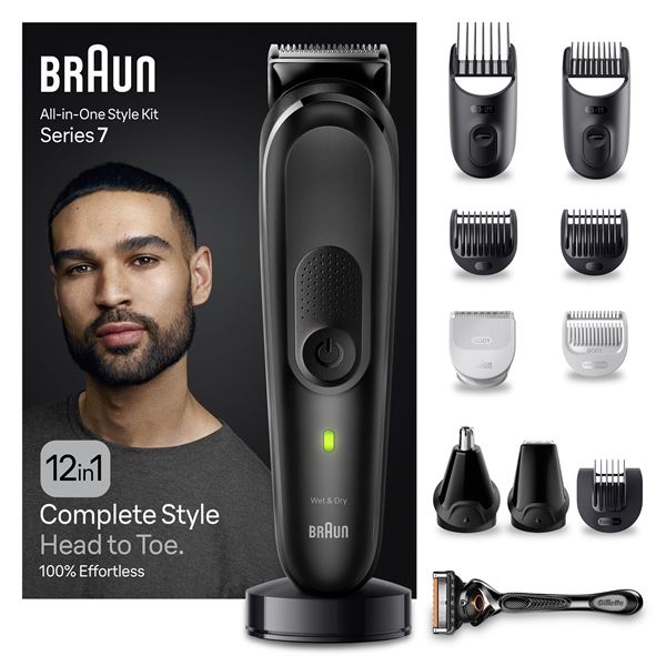 Braun Multifunkčný zastrihávač MGK 7460 Black