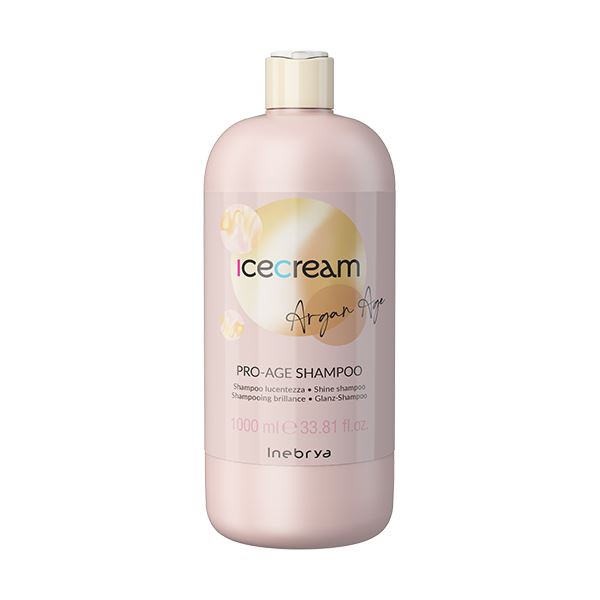 Inebrya Šampón pre lesk Ice Cream Argan Age (Shampoo) 1000 ml