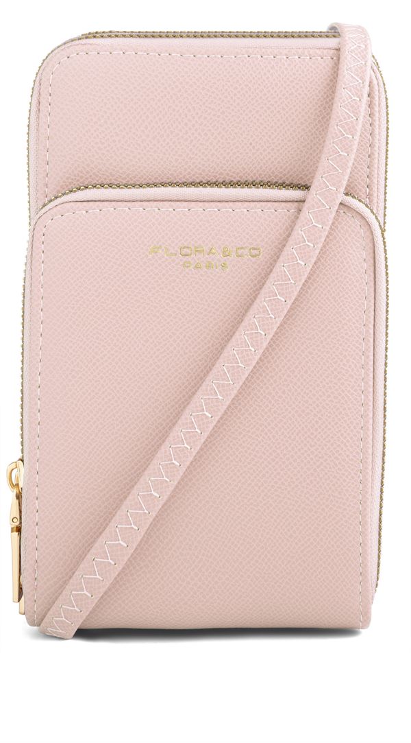 FLORA & CO Dámska crossbody kabelka 6019 rose