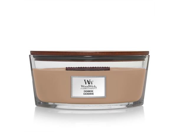 WoodWick Vonná sviečka loď Cashmere 453