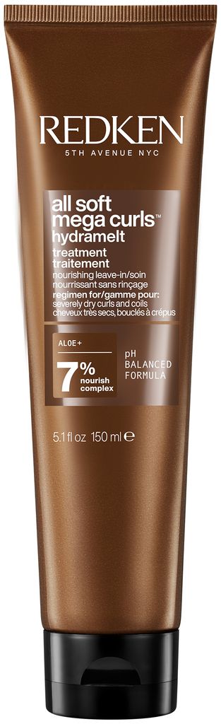 Redken Bezoplachová starostlivosť pre suché kučeravé a vlnité vlasy All Soft Mega Curl s Hydramelt (Treatment) 150 ml